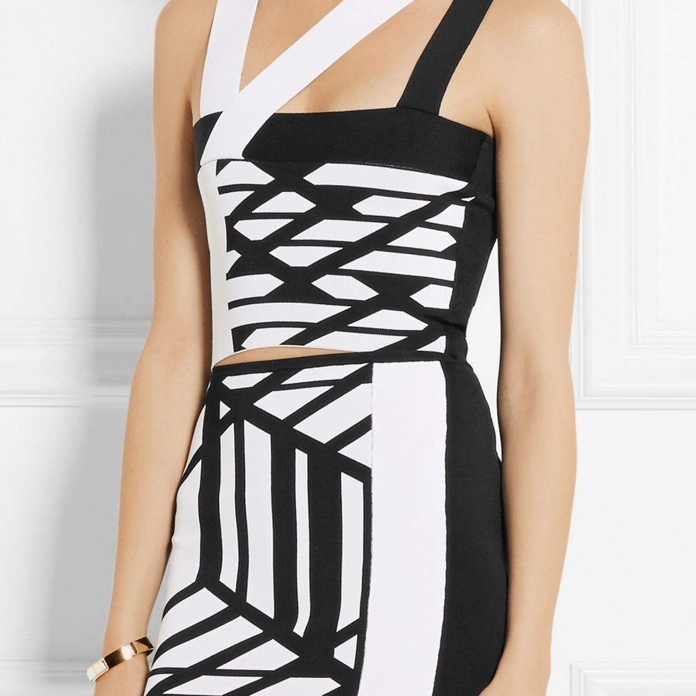 Roland Mouret Clevedon Crop Top